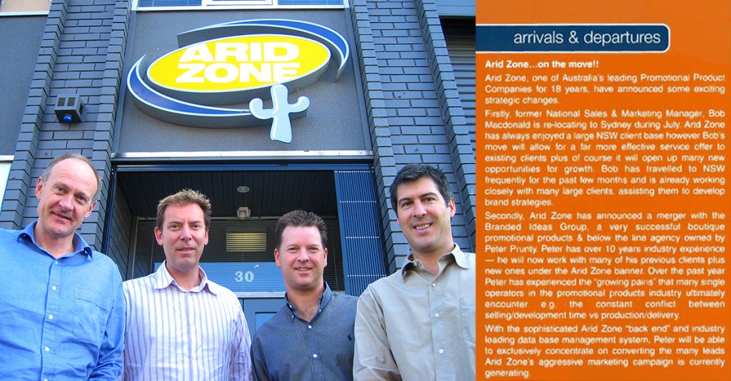 Branded Ideas Group joins Arid Zone