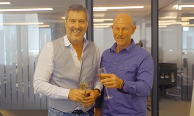 Clive McCorkell, Conserv Brands CEO and Peter Smith, former owner of IMC